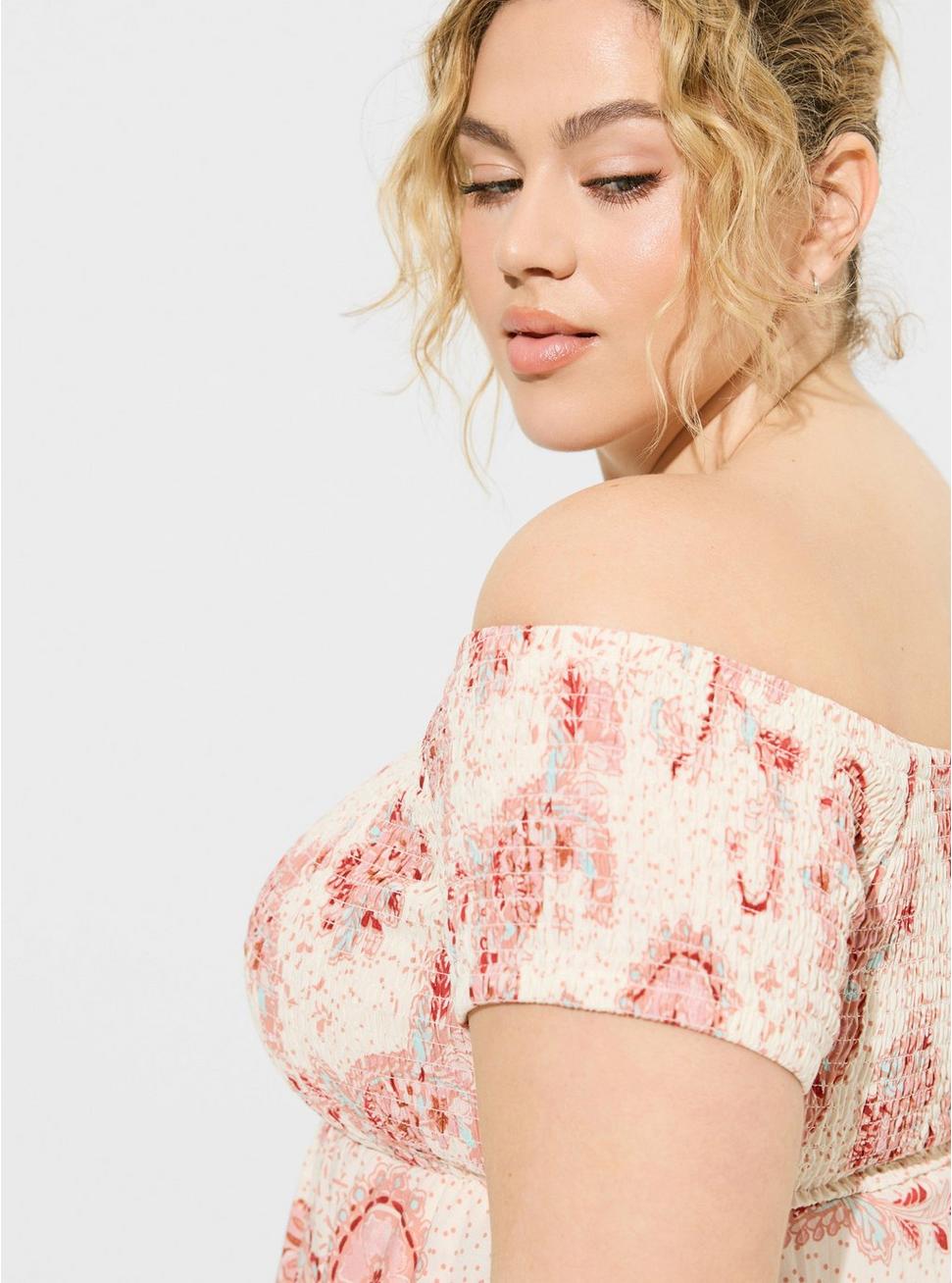 OFF-Shoulder Tulip Hem Dress