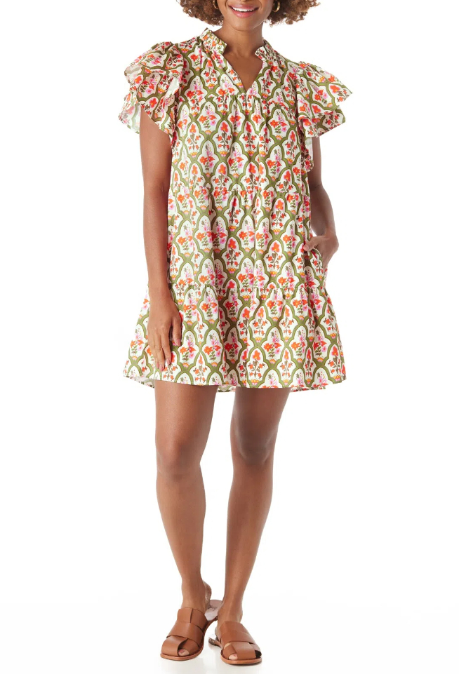 Dress in Garden Lattice