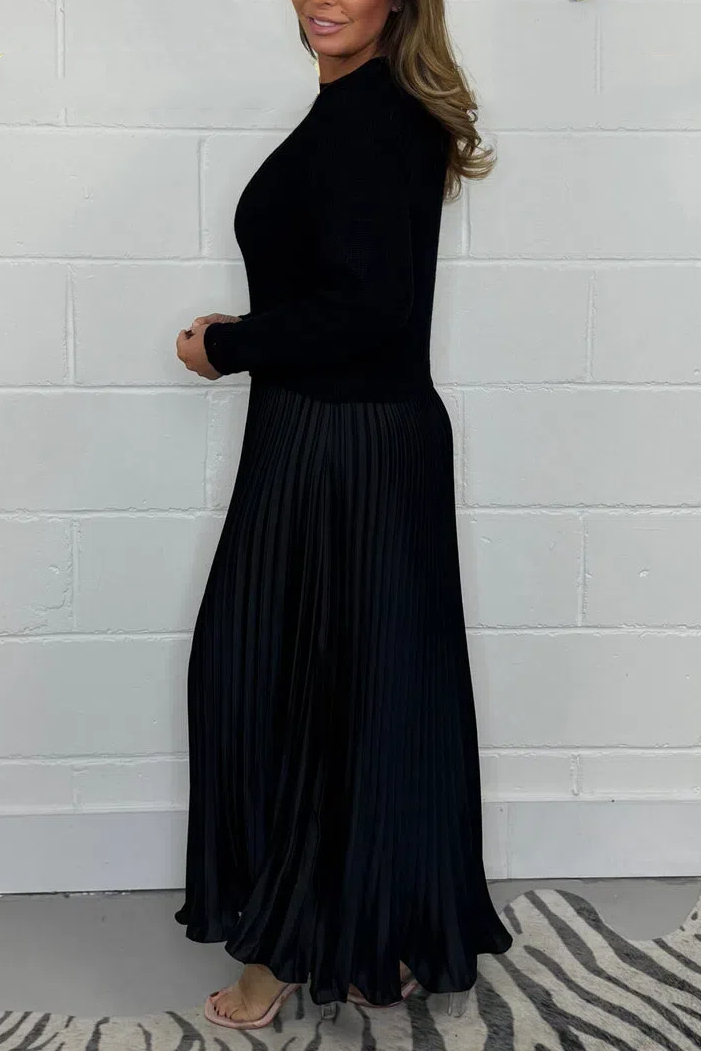 Long Sleeve Jumper & Pleated Bottom Dress (Buy 2 Free Shipping)