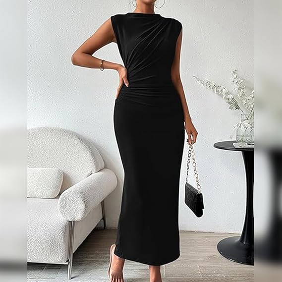 Women's Mock Neck Bodycon Dresses