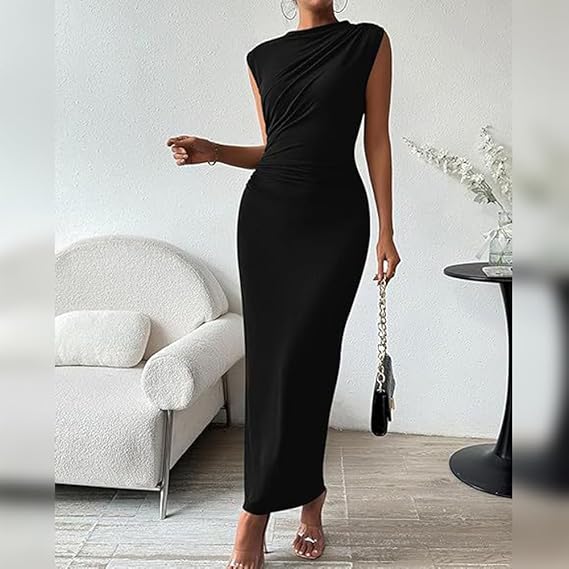Women's Mock Neck Bodycon Dresses