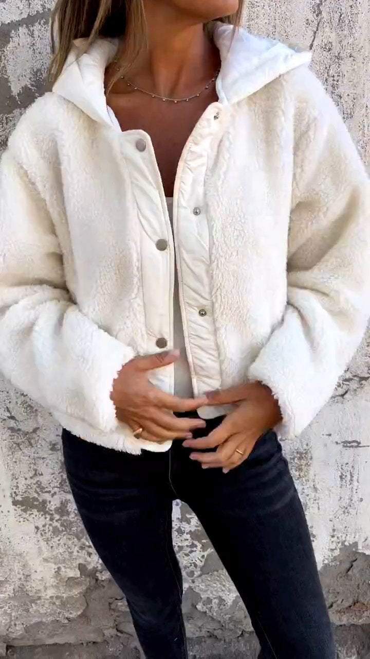 Women's Hooded Fur Patchwork Casual Coat (Buy 2 Free Shipping)