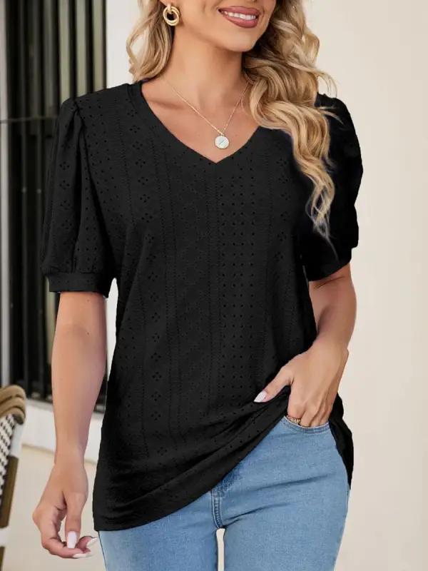 Puff sleeve t-shirt