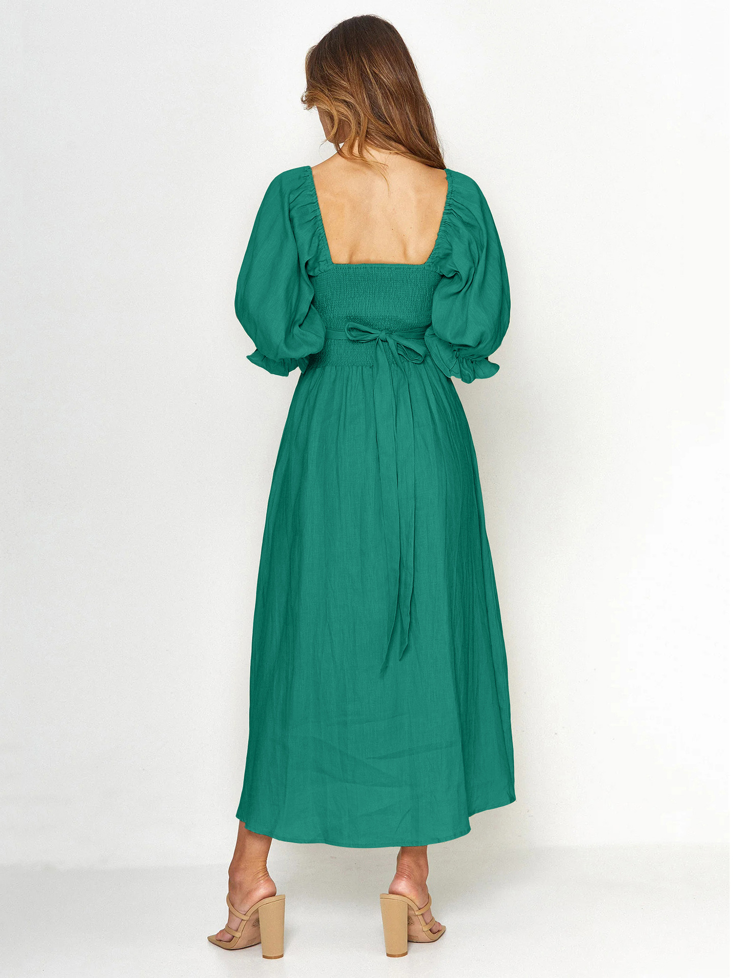 French ruffled multi-wear dress