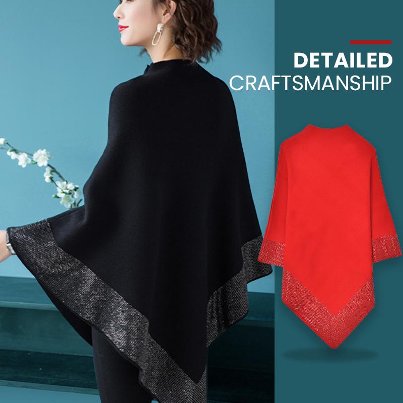 Hot Sale Shiny Women's Wool Shawl