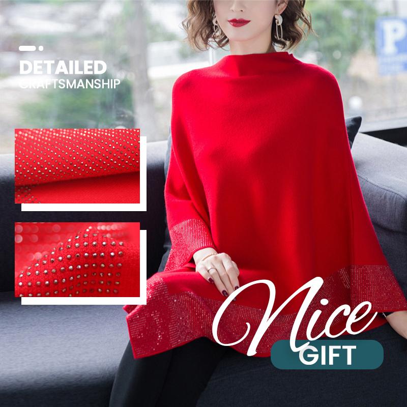 Hot Sale Shiny Women's Wool Shawl