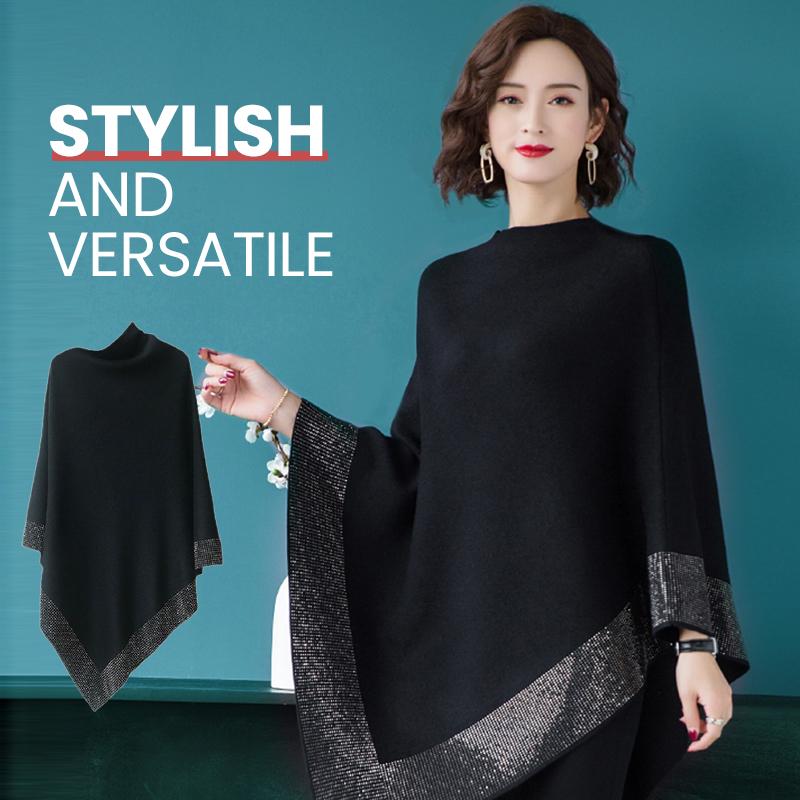 Hot Sale Shiny Women's Wool Shawl