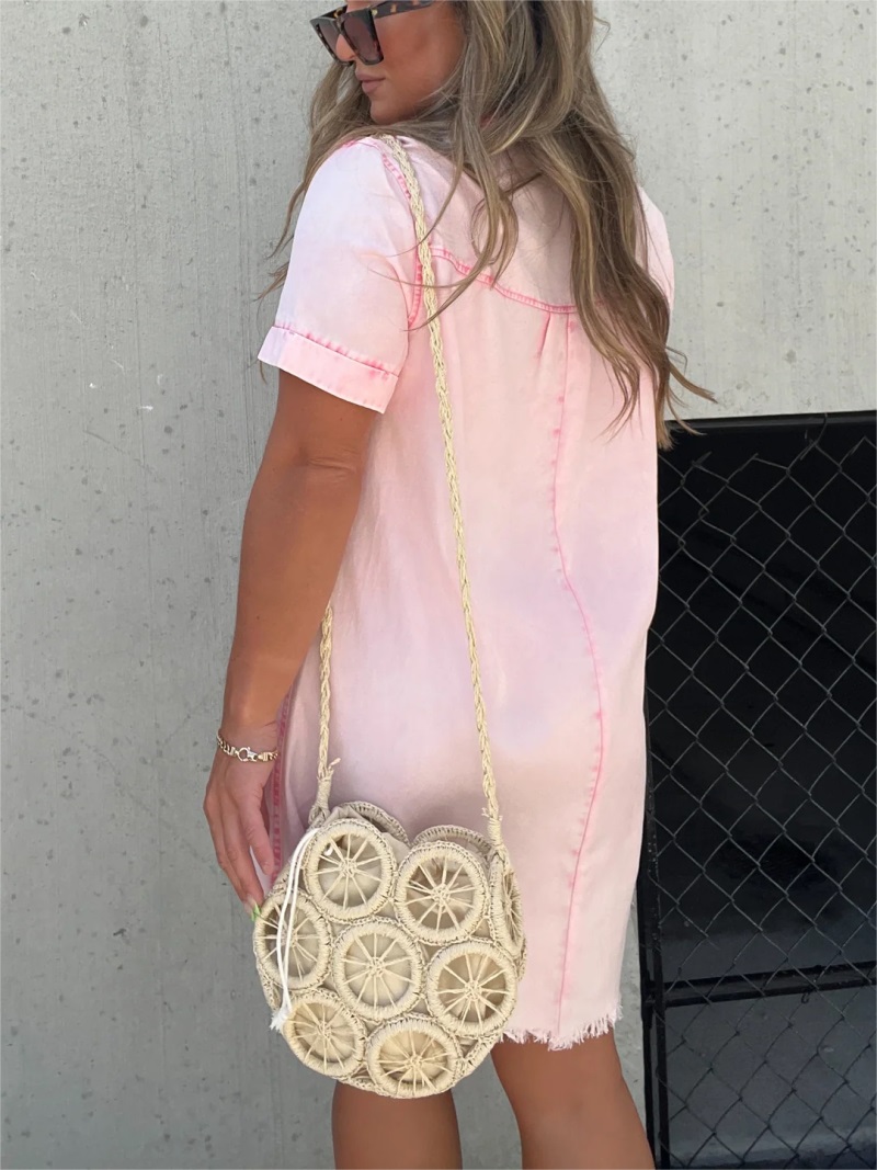 Women's Washed Shirt Dress (Buy 2 Free Shipping)