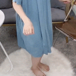 🔥LAST DAY 50% OFF 🔥Super Soft Comfortable Short Sleeve Loose Pajama Dress