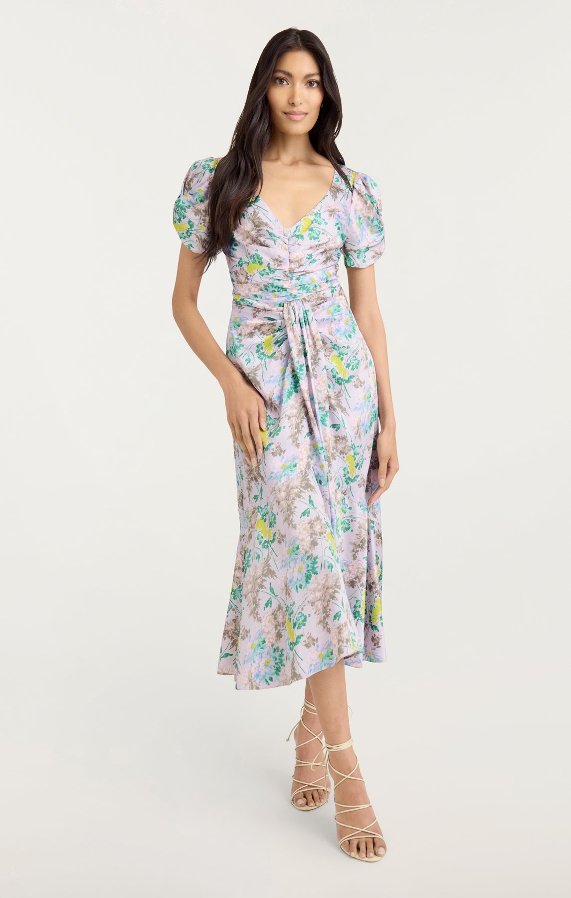 Floral Midi Dress (BUY 2 FREE SHIPPING)