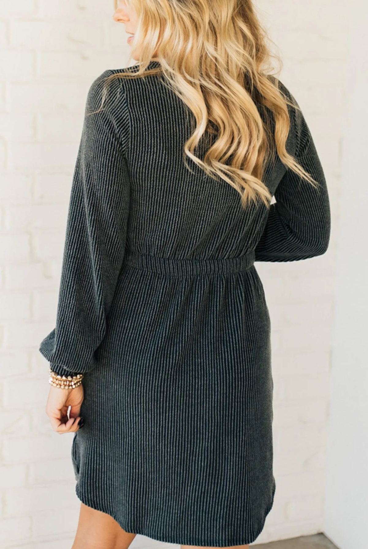 Women's New Corded Button Dress（Buy 2 Free Shipping）