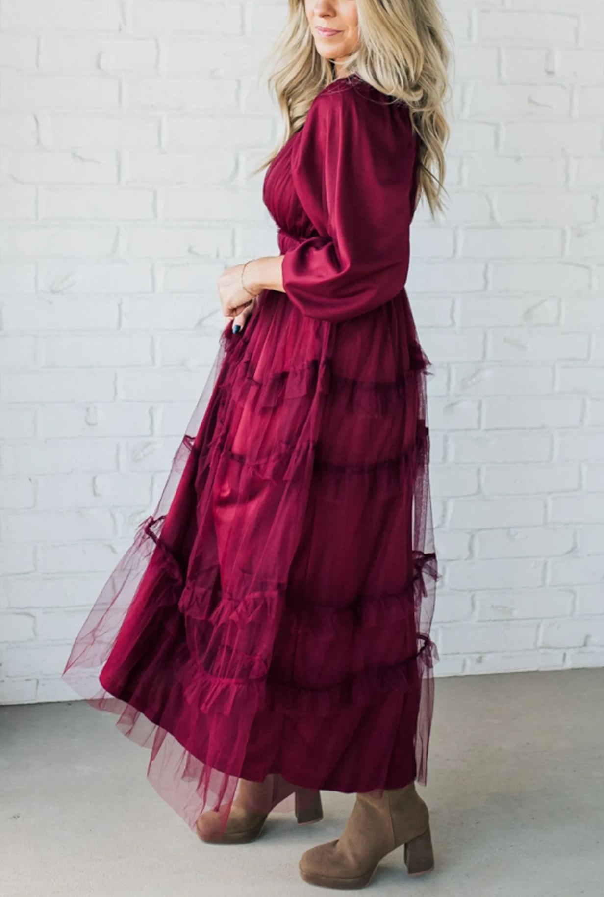Tessa Tulle Tiered Dress