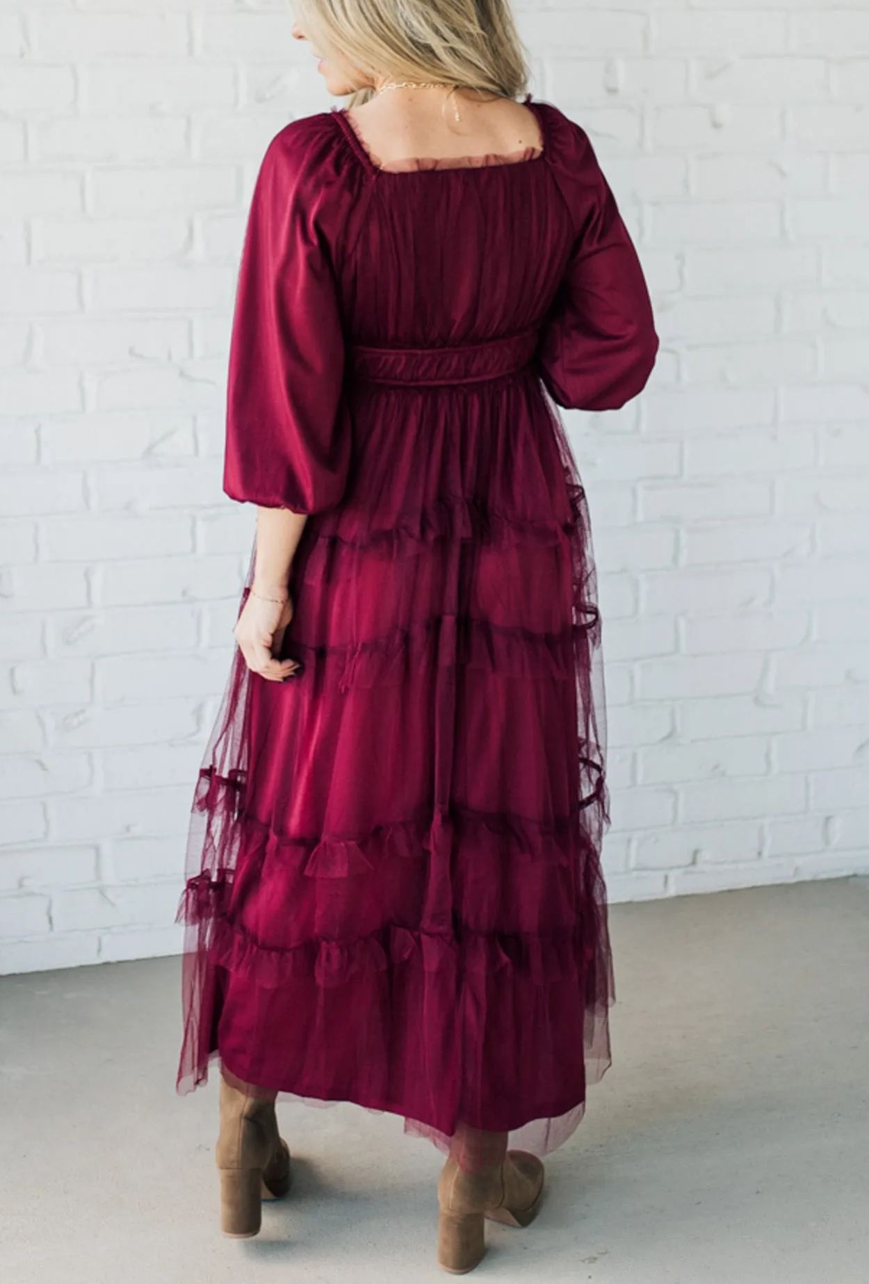 Tessa Tulle Tiered Dress