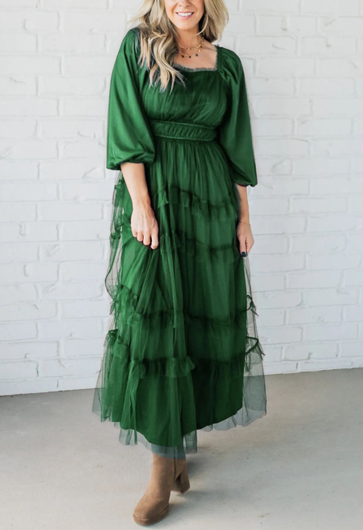 Tessa Tulle Tiered Dress