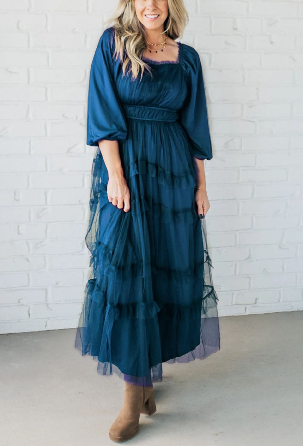 Tessa Tulle Tiered Dress