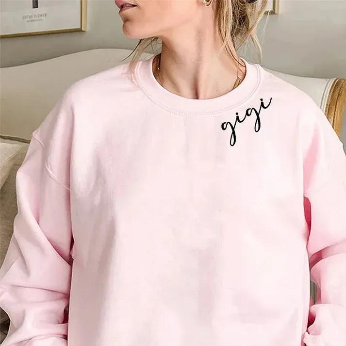 Customized Mom Embroidered Sweatshirt