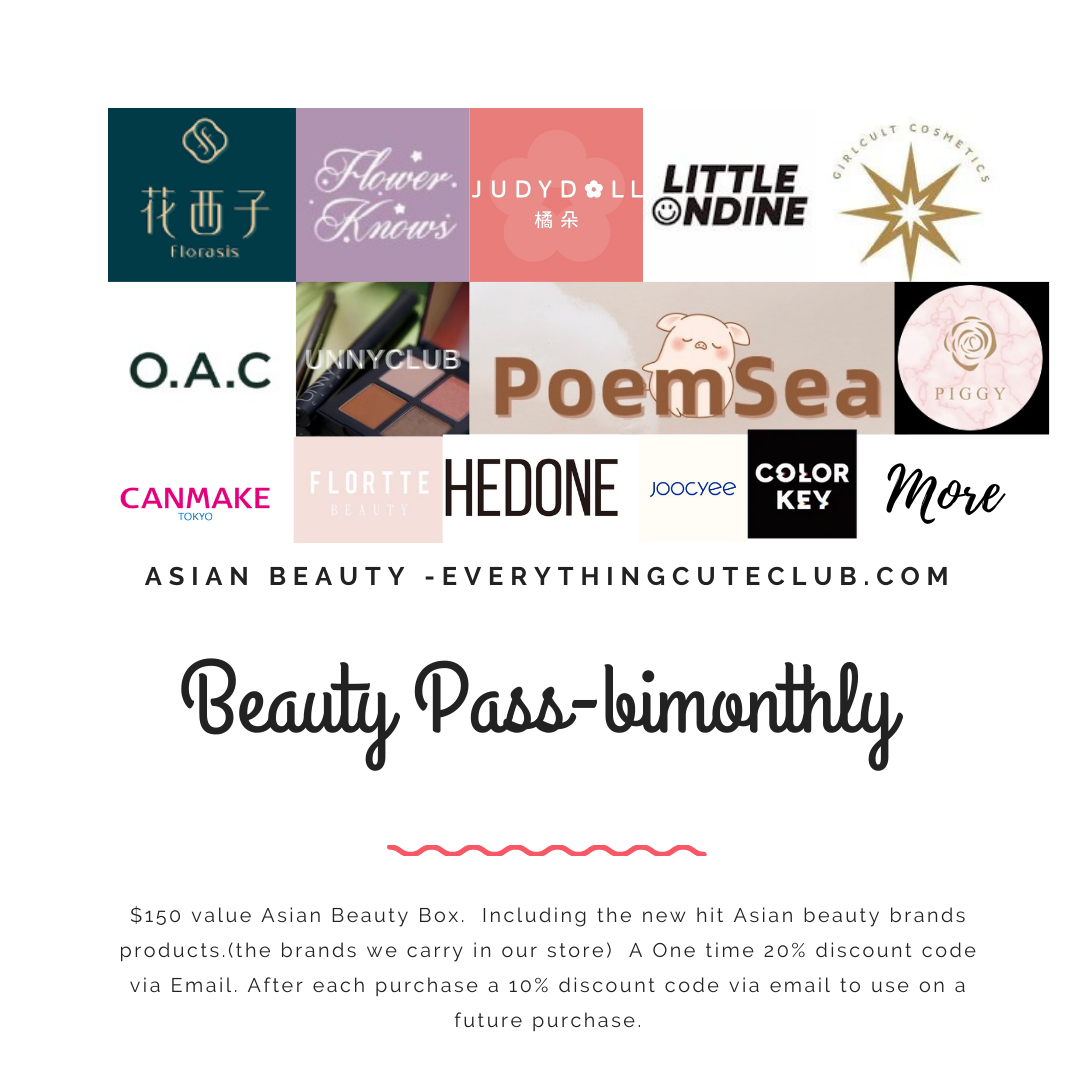 Beauty Pass   Bimonthly Subscription Box | EverythingCuteClub