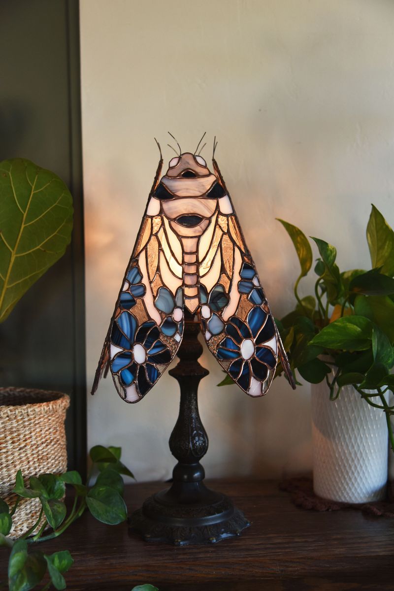 Handcrafted Insect-Inspired Table Lamp