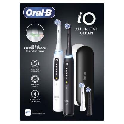 Orthtal-B iO All-in-One Clean Rechargeable Electric Toothbrush, 2-pack