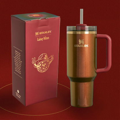 Country Gold 40oz Steel H2.0 FlowState Quencher Tumbler