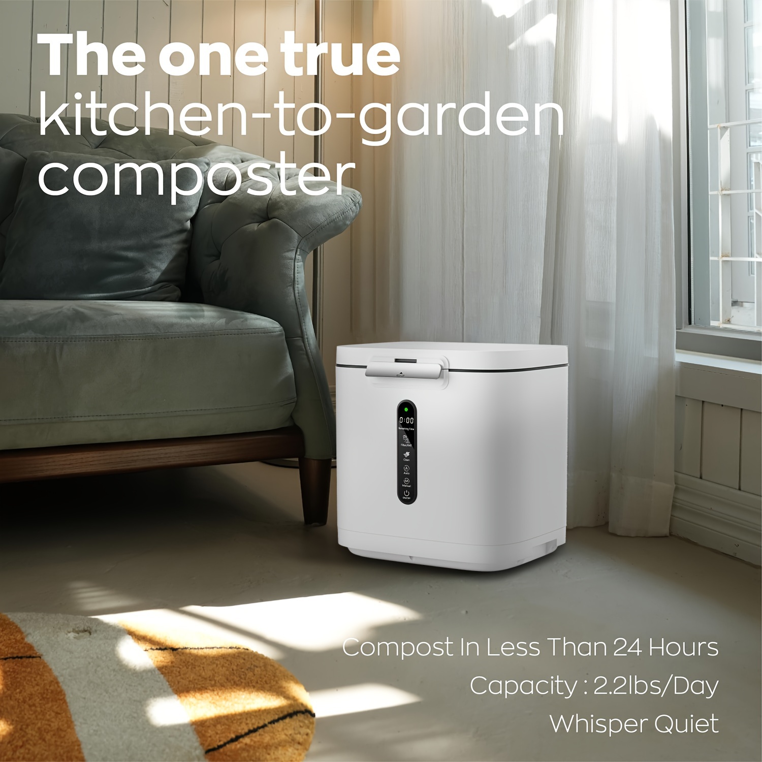 Prime Electric Composter - 14L Kitchen Composter