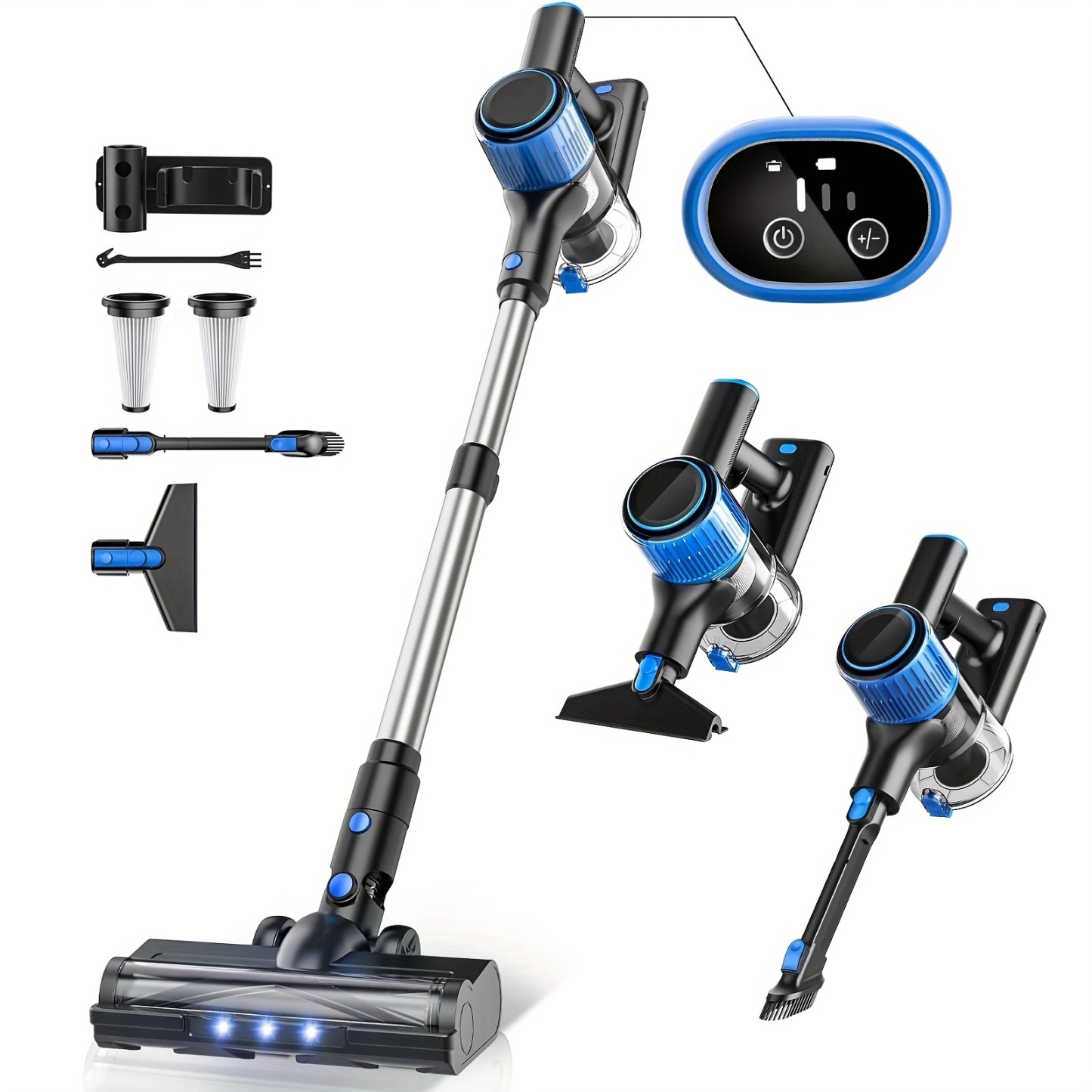 6-in-1 Cordless Vacuum Cleaner - 20000/Pa Strong Suction