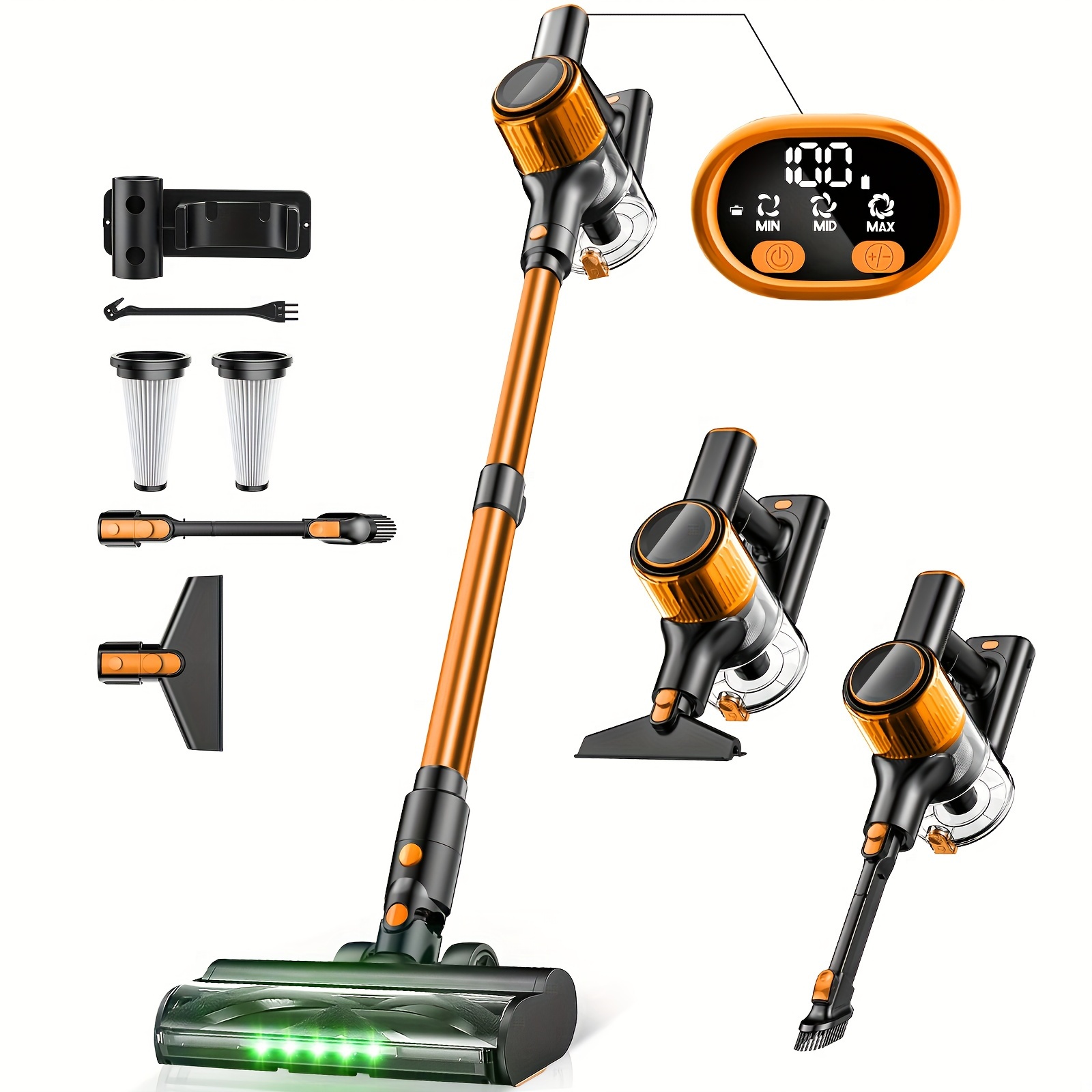 6-in-1 Cordless Vacuum Cleaner - 20000/Pa Strong Suction