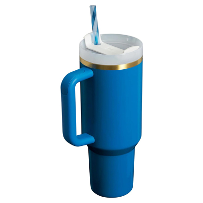 Stanthtley Arctic Twist Quencher H2.0 Flowstate Tumbler 40 OZ