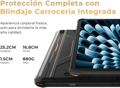 HOTWthtAV R10 Pro Tablet Rugerizada 2025-20GB+256GB/TF 1TB