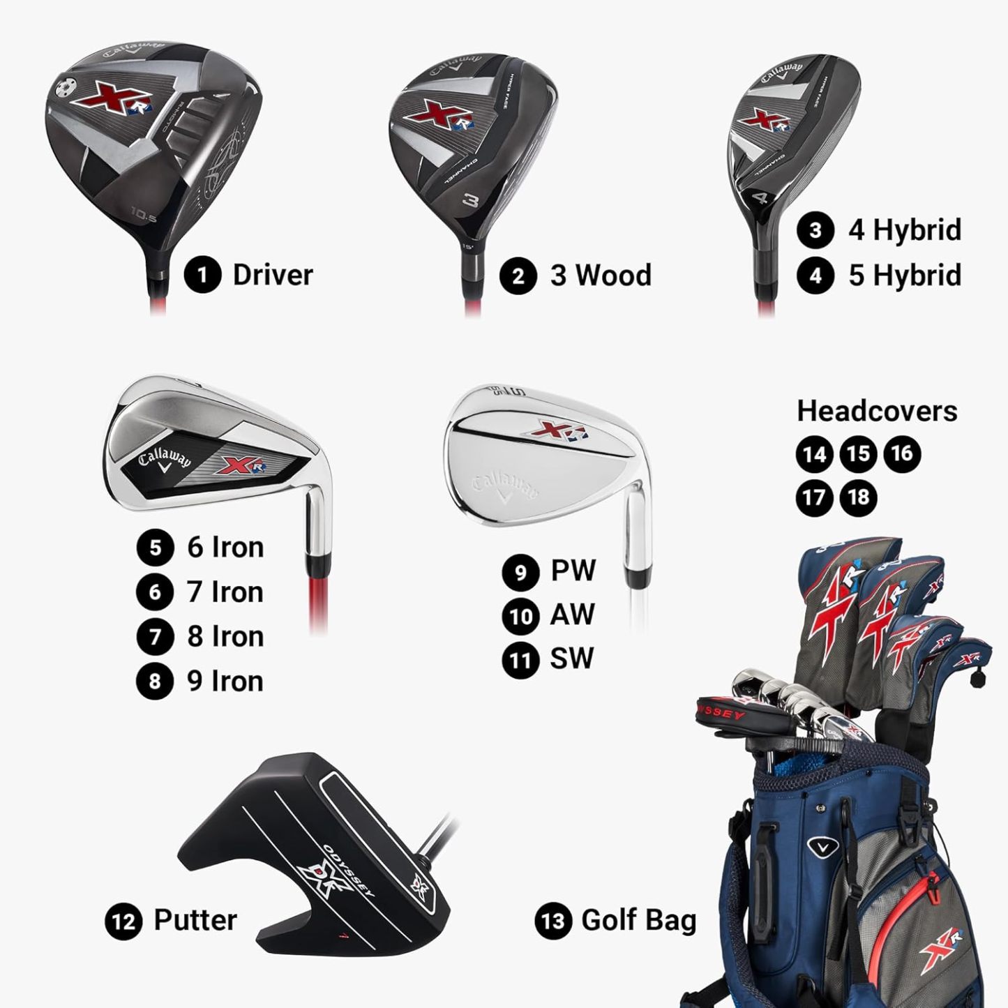 Callthtaway Golf XR Complete Set