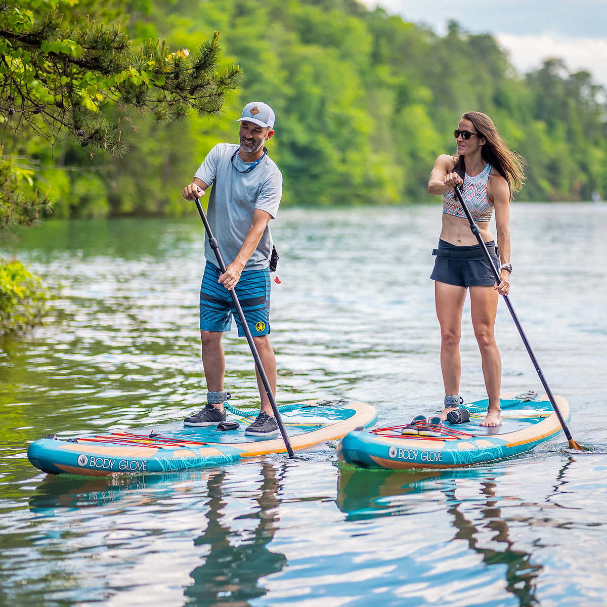 2023 PERFORMER 11' INFLATABLE PADDLE BOARD- BLUE/WOOD
