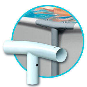 Pool filter system designed for efficient water circulation and filtration in above-ground pools.