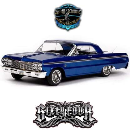 SIXTYthtFOUR "KANDY N CHROME" 1/10 RTR SCALE HOPPING LOWRIDER (BLUE) W/2.4GHZ RADIO