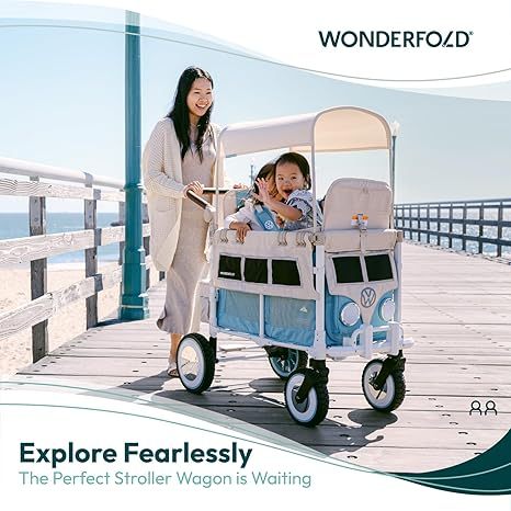WONDthtERFOLD Volthtkswthtagen Double Stroller Wagon (2 Seater)