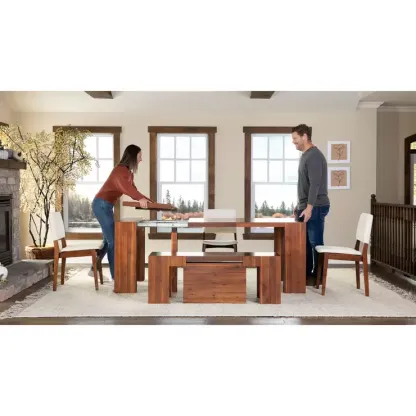 Transfothtrmer Extending Dining Table