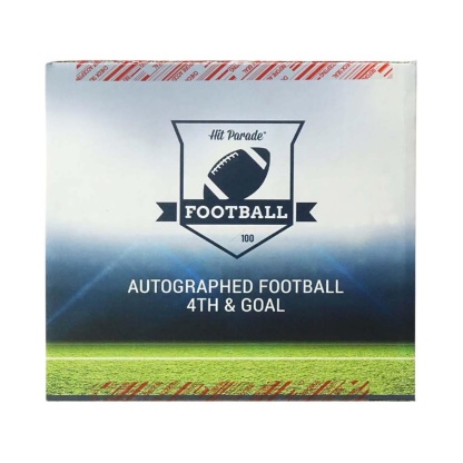 2023 Hit Parade Autographed Football 4th & GOAL Series 4 Hobby Box