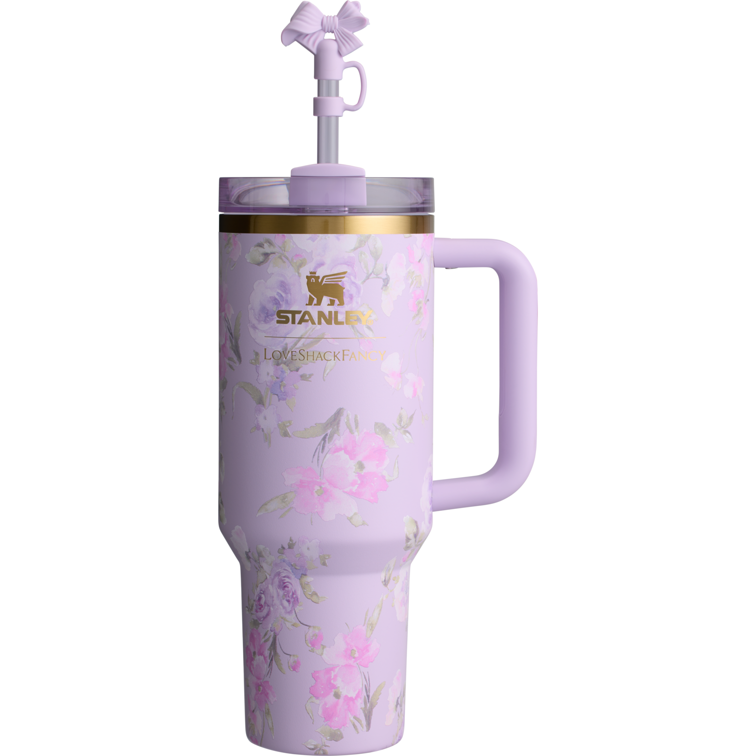  Stanthtley X LoveShathtckFancy Flowstate Quencher 40oz Tumbler 