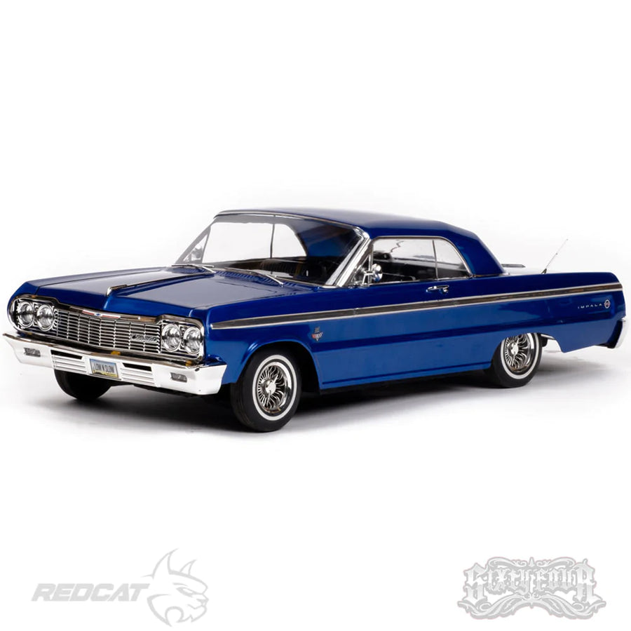 SIXTYthtFOUR "KANDY N CHROME" 1/10 RTR SCALE HOPPING LOWRIDER (BLUE) W/2.4GHZ RADIO