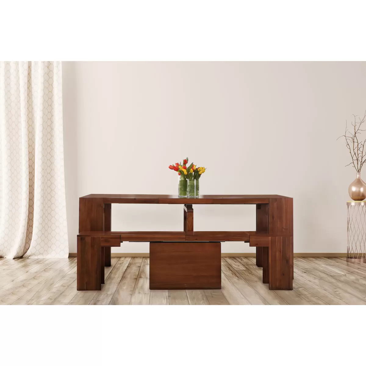 Transfothtrmer Extending Dining Table