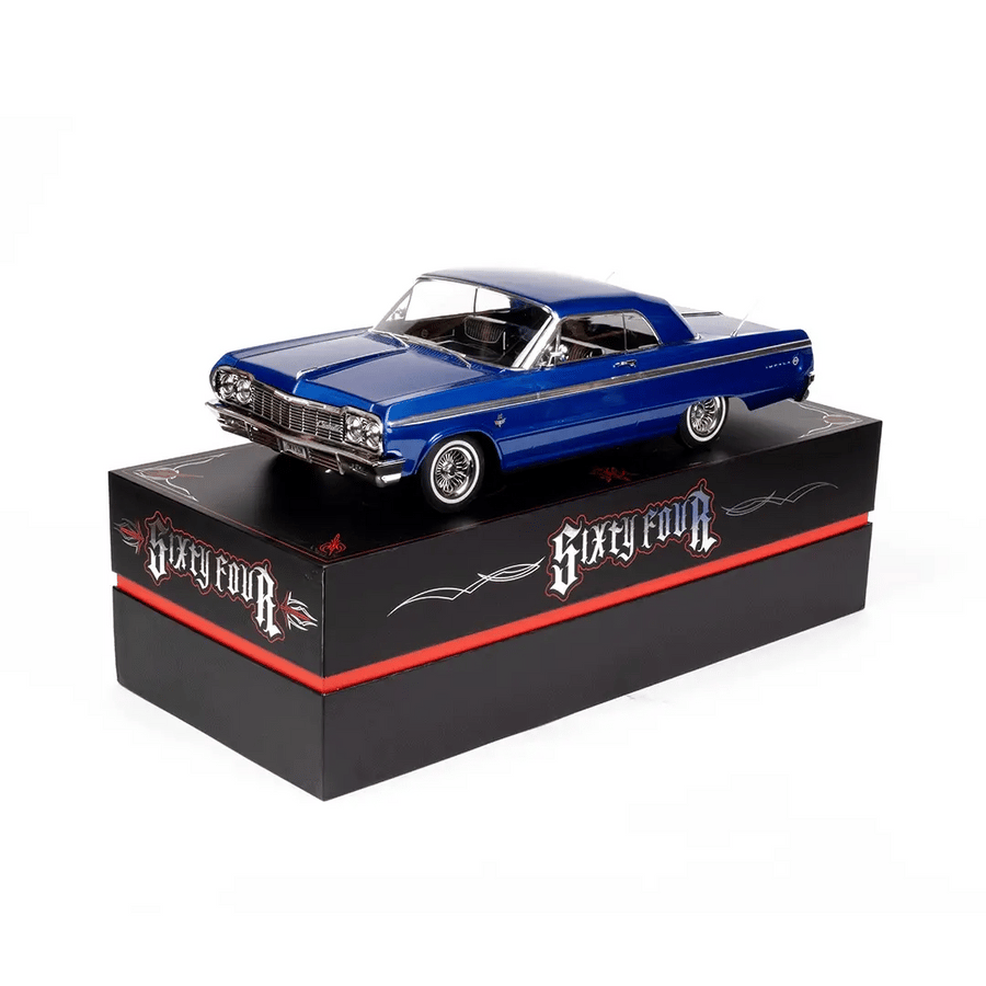 SIXTYthtFOUR "KANDY N CHROME" 1/10 RTR SCALE HOPPING LOWRIDER (BLUE) W/2.4GHZ RADIO
