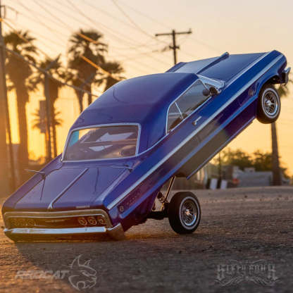 SIXTYthtFOUR "KANDY N CHROME" 1/10 RTR SCALE HOPPING LOWRIDER (BLUE) W/2.4GHZ RADIO