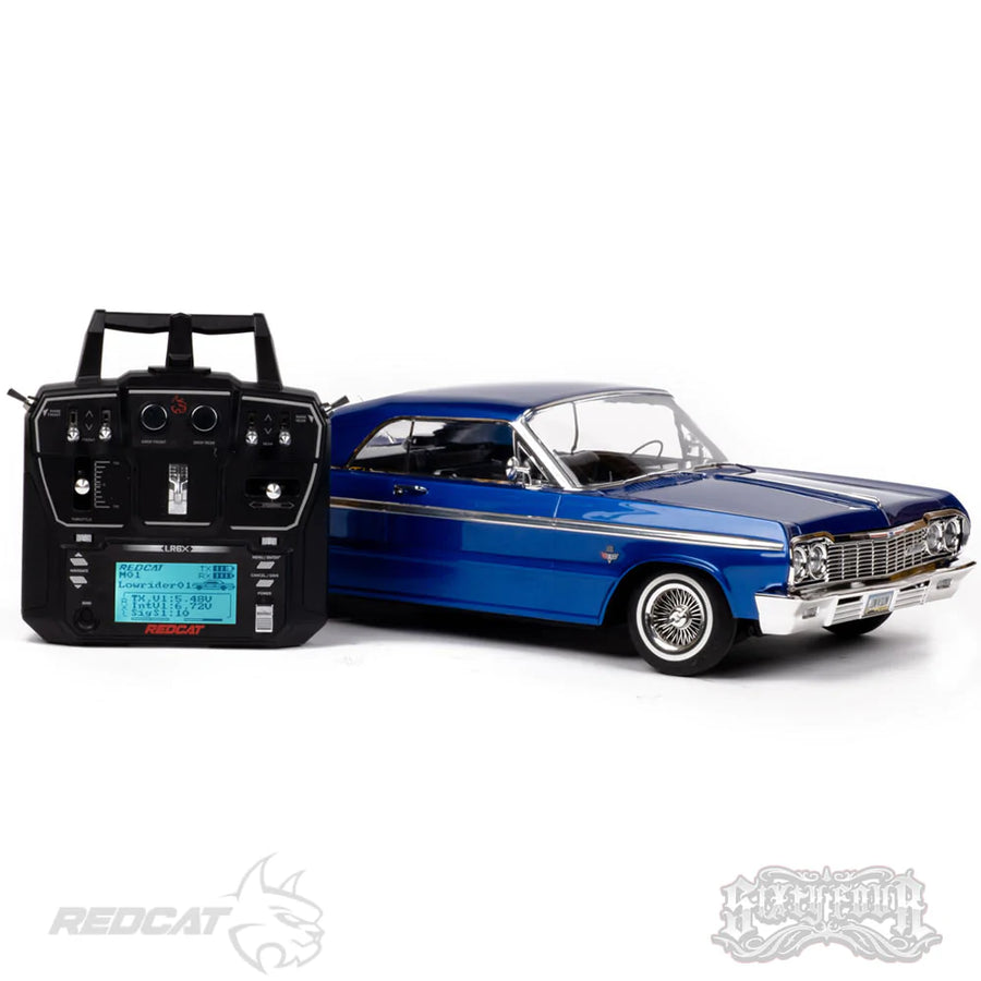 SIXTYthtFOUR "KANDY N CHROME" 1/10 RTR SCALE HOPPING LOWRIDER (BLUE) W/2.4GHZ RADIO