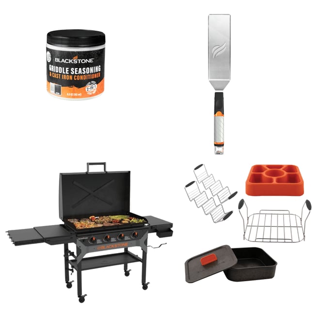 Only $39.99!! Blacksthttone Iron Forged 36" Griddle with Hood