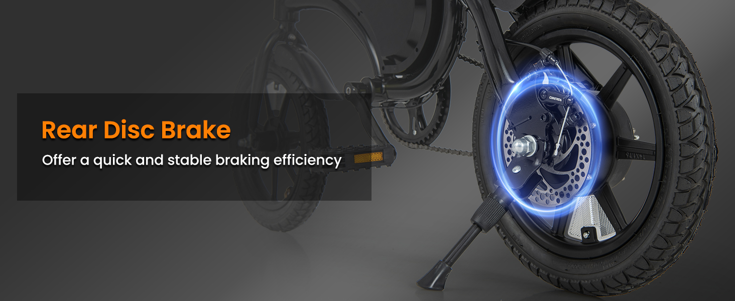 Electric Bike for Adults Folding Electric Bicycle with 350W Motor and 36V Battery