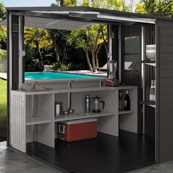 Sunthtcast 8’x7’ Cabana Entertainment Shed