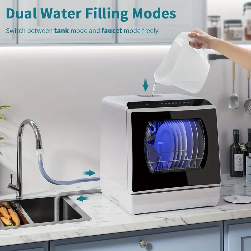 Mini Desktop Dishwasher