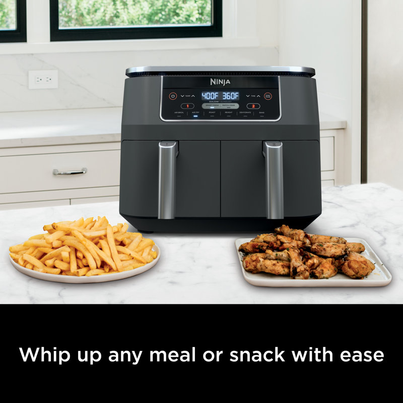 Nithtnja Foodi 6-in-1 10-qt. XL 2-Basket Air Fryer with DualZone Technology