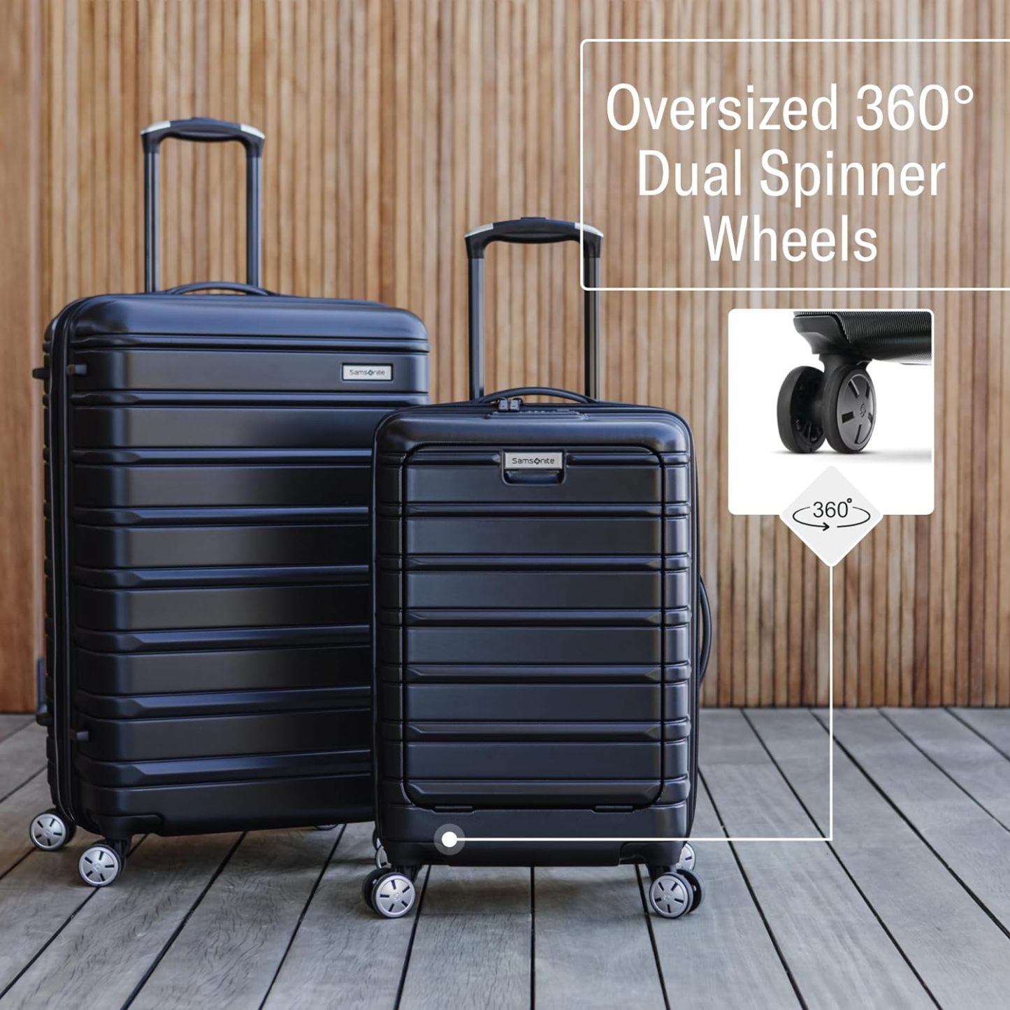 Samsthtonite Omni 2 Hardside Expandable Luggage with Duel Spinner Wheels