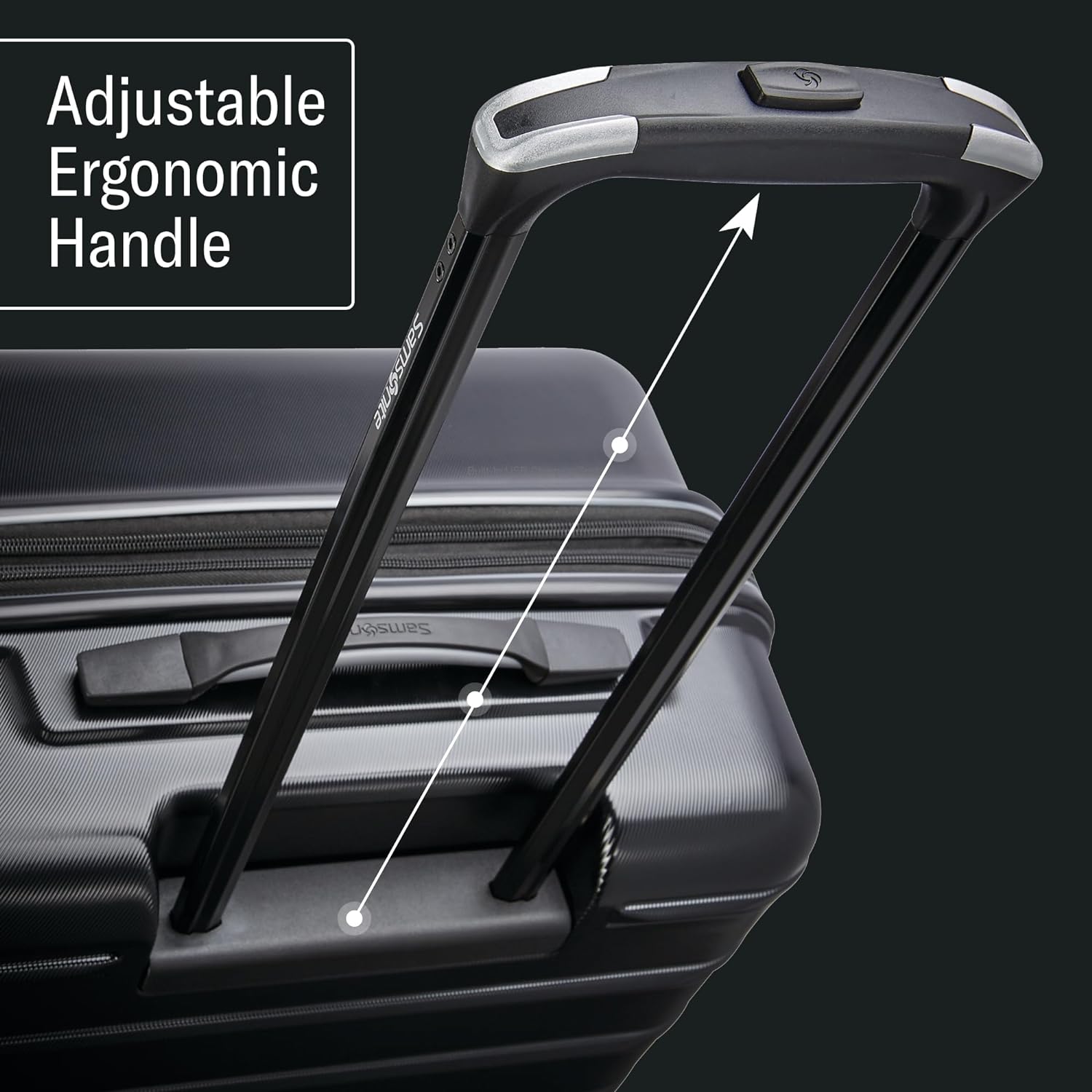 Samsthtonite Omni 2 Hardside Expandable Luggage with Duel Spinner Wheels
