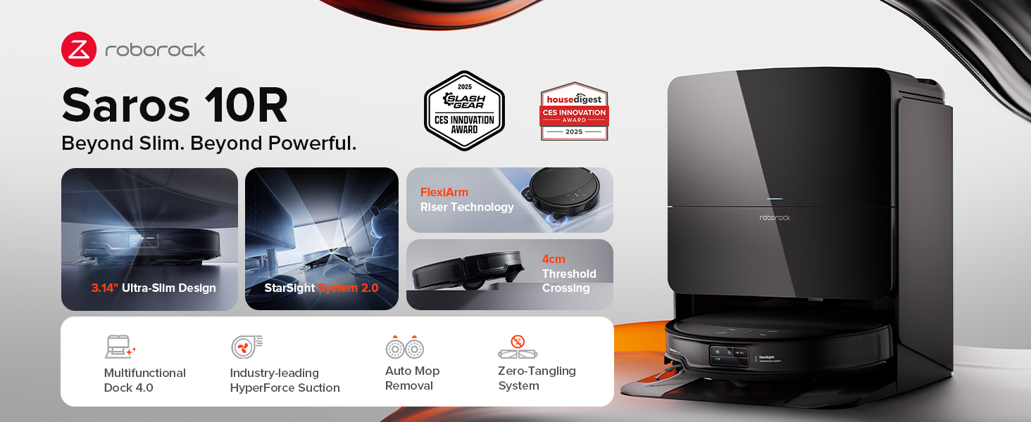 roborock saros 10r robot vacuum